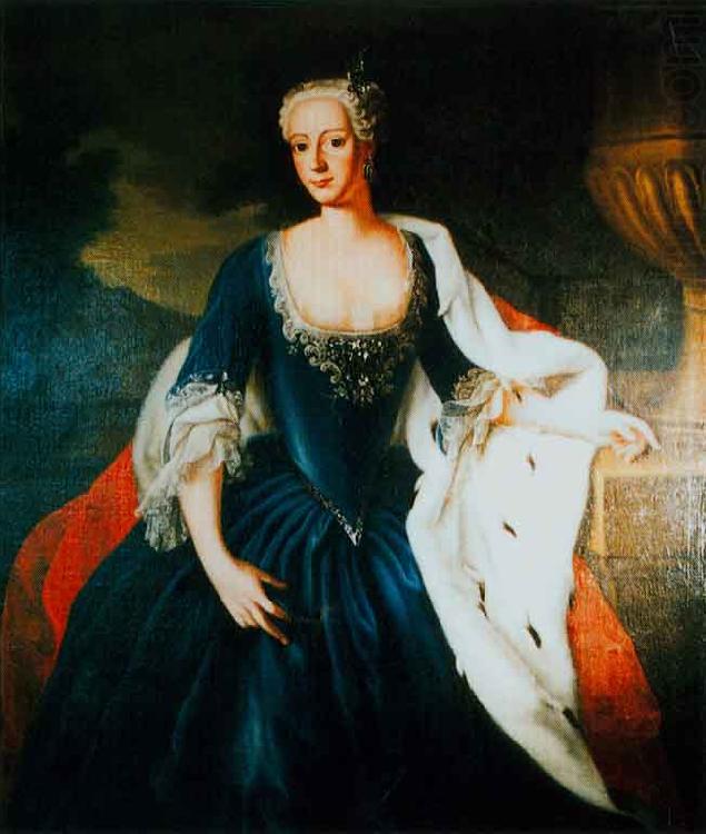 Johann Heinrich Schonfeldt Markgrafin Friederike Louise von Brandenburg Ansbach china oil painting image